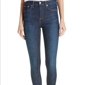 High Waist Skinny Ankle Jeans